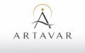 artavar logo with gray white shade